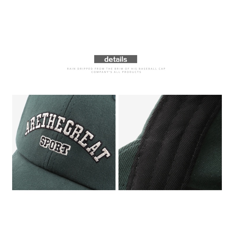 NEXTSTOP - 270 Topi Baseball Sport Pria Dan Wanita Soft Bordir ARETHEGREAT