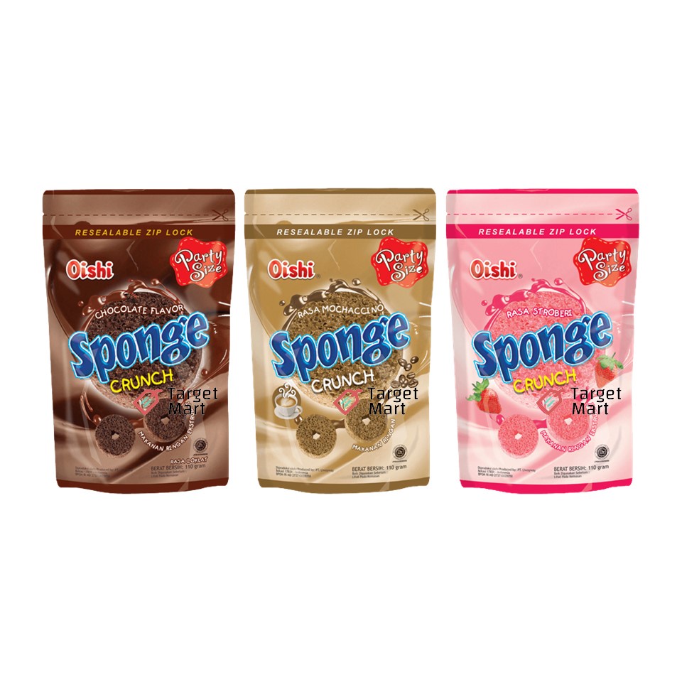 

Oishi Sponge Crunch Snack Ekstrudat Berbagai Varian Pilih Rasa