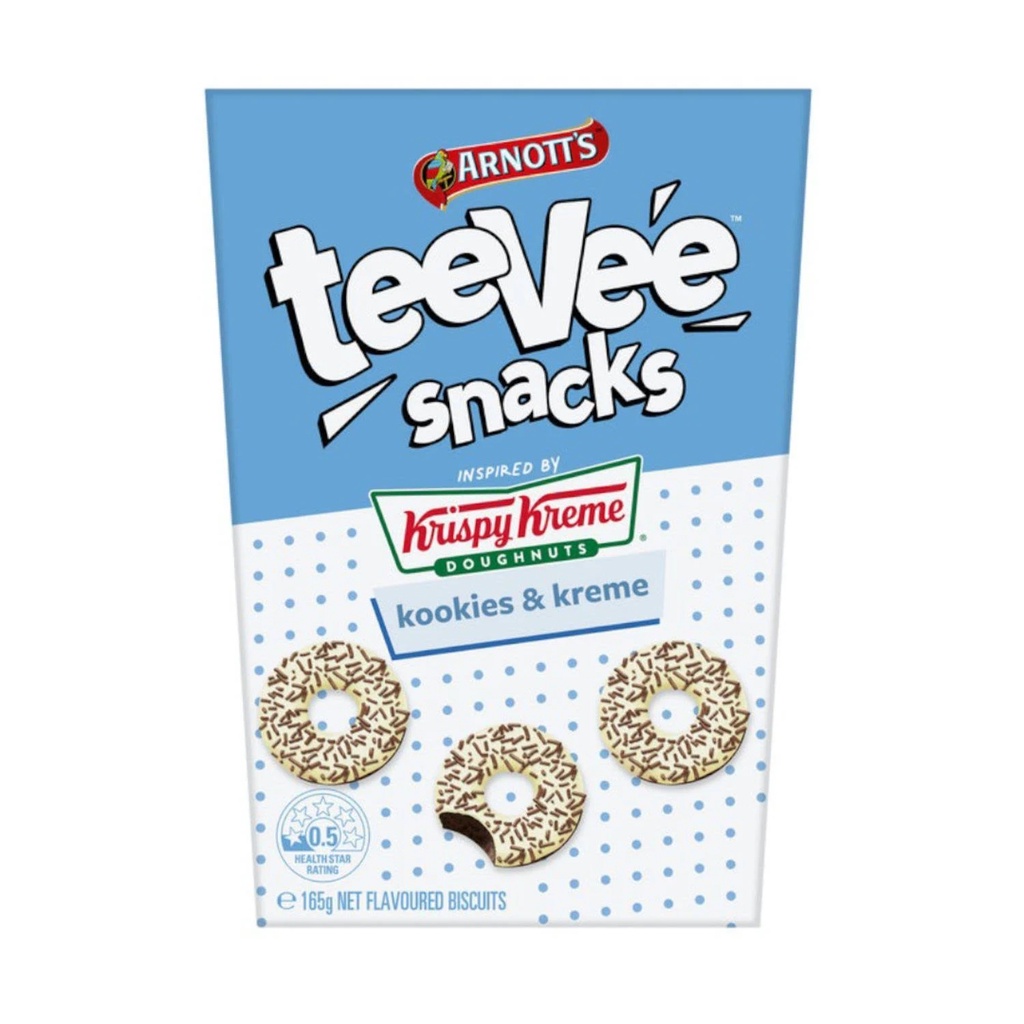 Camilan Donat Arnott's Teevee Snacks X Krispy Kreme