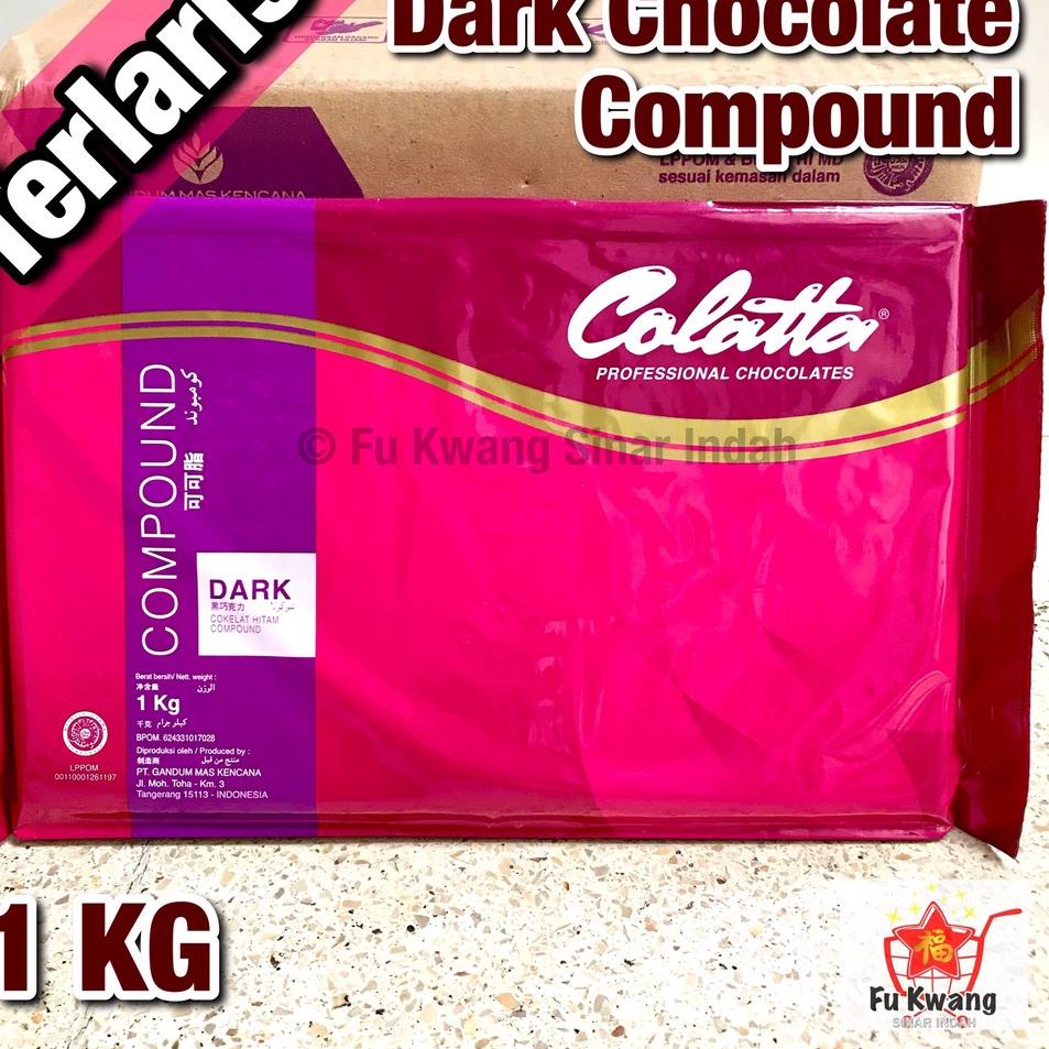 

ⅎ Colatta Dark Chocolate Compound Cokelat Coklat Hitam Blok Batang 1 KG ۝