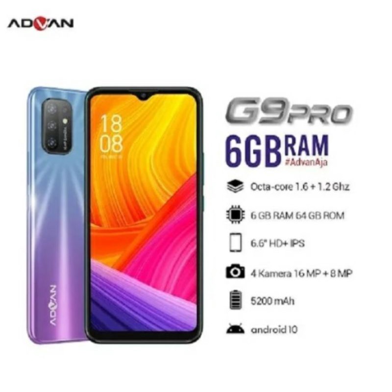 Advan G9 Pro RAM 6GB ROM 64GB