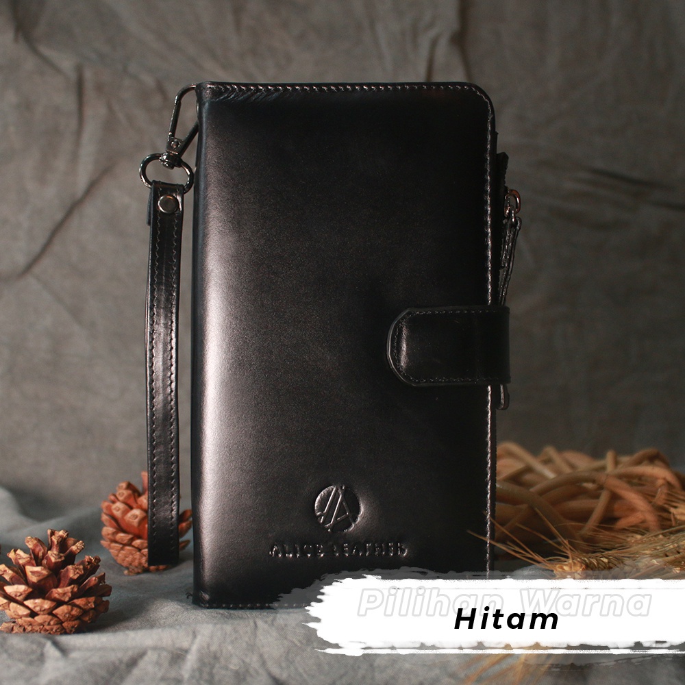 Dompet Panjang Kartu Lipat Kulit Sapi Asli Dompet Panjang AD02