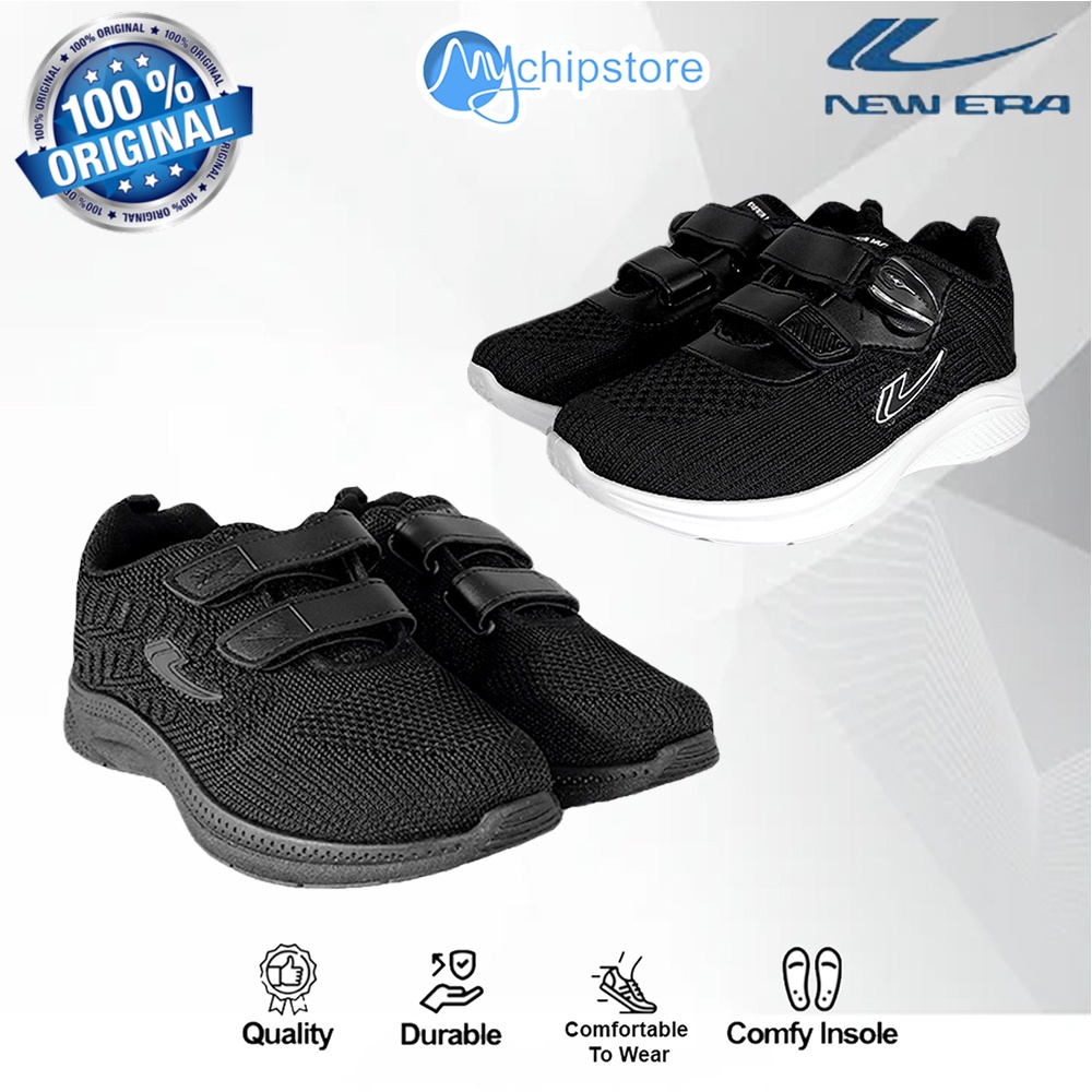 Sepatu Sekolah Anak Cewek Cowok Berkualitas NEW ERA MAGNETO Original