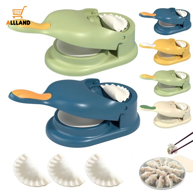 2 In 1 Manual Dumpling Maker Machine / DIY Dough Press Dumpling Skin Wrapper Mould / Kitchen Baking Pastry Gadget