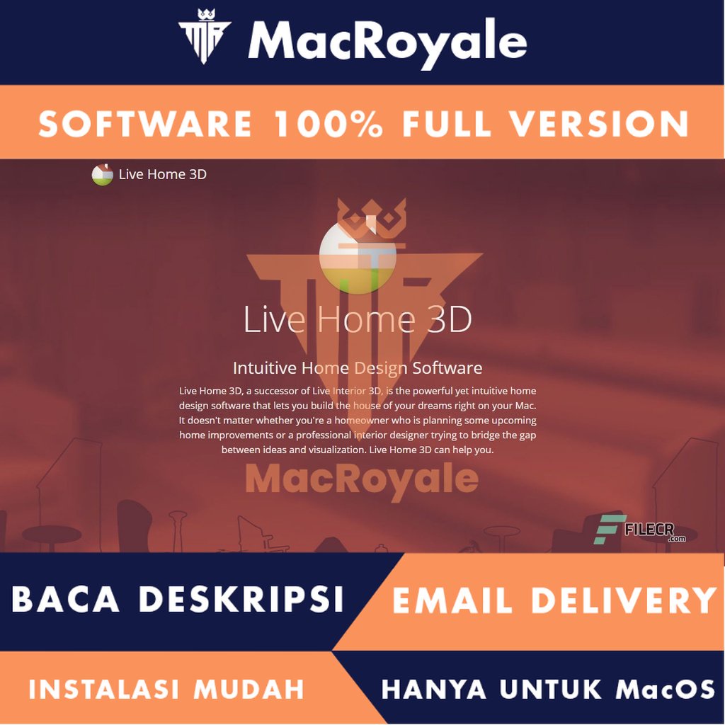 [MacOS] Live Home 3D Pro Full Version Lifetime Full Garansi