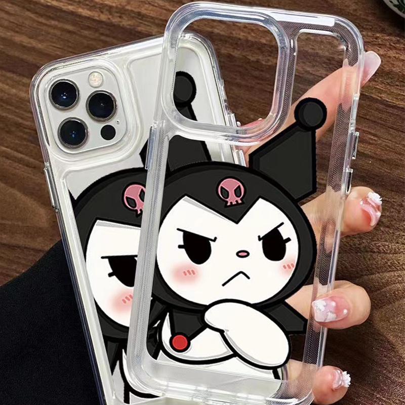 IPHONE Casing Ponsel Lembut Lucu Kompatibel Untuk Iphone14 13 12 11 Pro XS Max Silikon Casing Transparan XR X8 7 6S Plus TPU Shockproof Cover