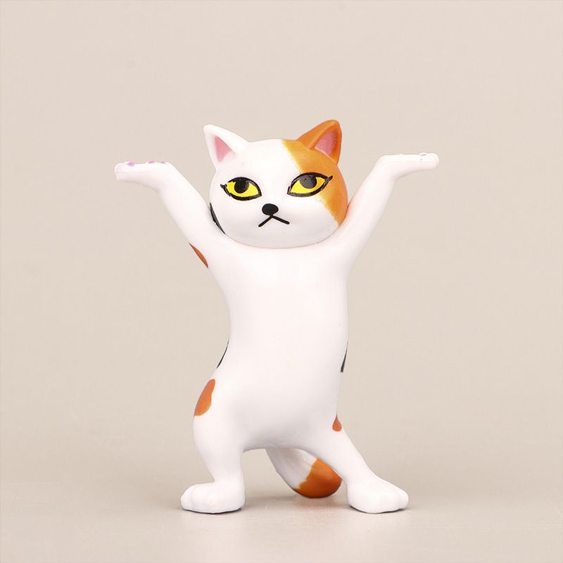 5pcs Dancing Cat Holder Multifungsi Cat Stand Holder Untuk Pen AirPods Holder