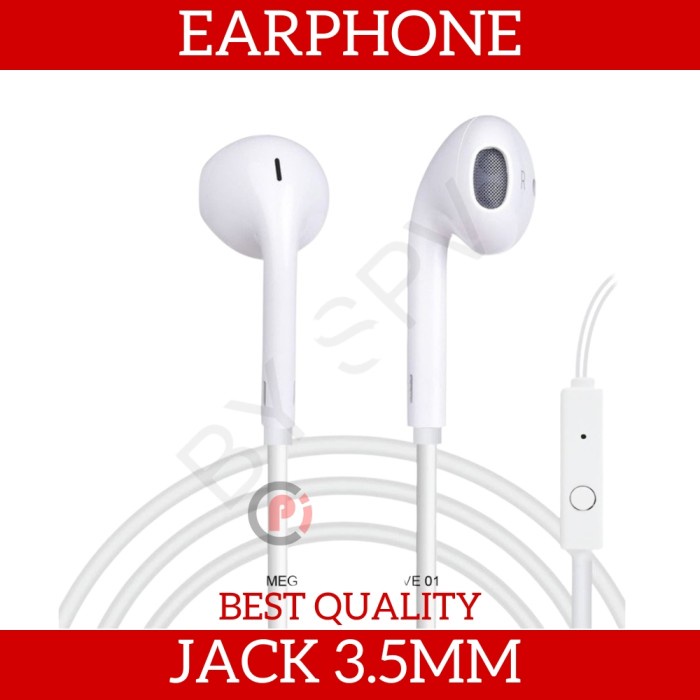 Headset Earphone Sportive 01 Music Mega Bass Kabel Jack 3.5mm