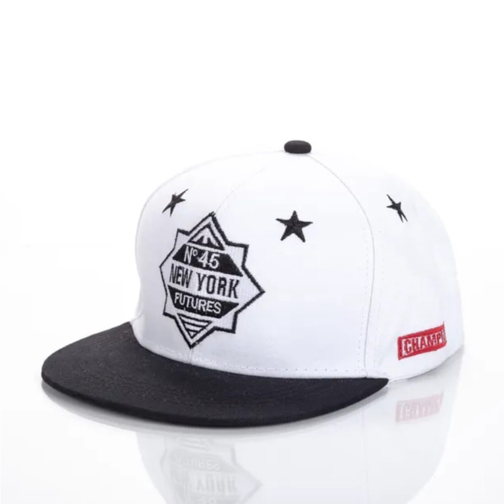 Topi Snapback Bordir kombinasi Hip-Hop New Model/Topi Lima Panel/Topi Distro Terlaris