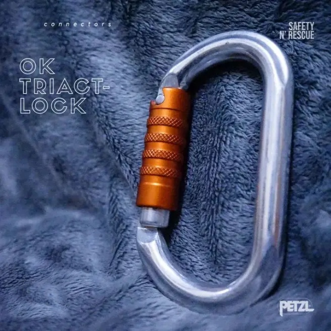 BISA COD |  PETZL  M33A TL - Petzl Ok Triact Lock Carabiner