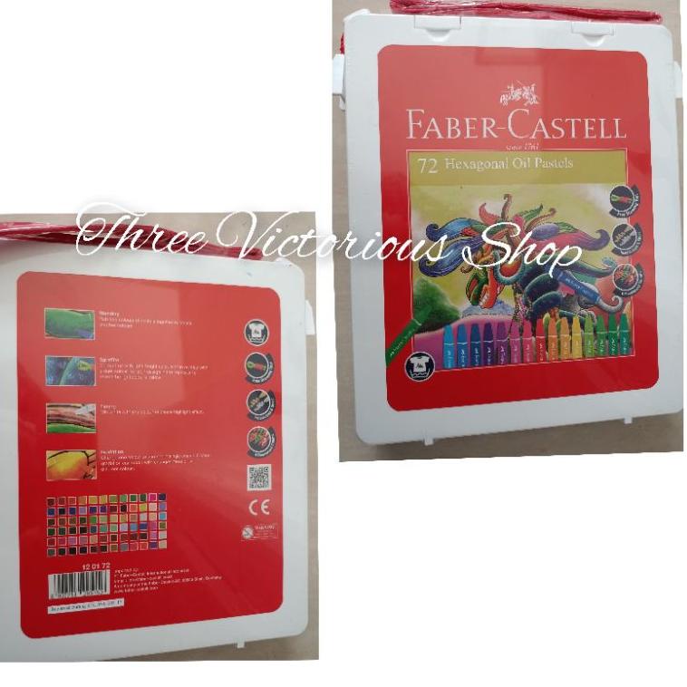 

O38 Original Crayon Fabel Castell Hexagonal oil pastel 72 warna CUCI GUDANG ゥ