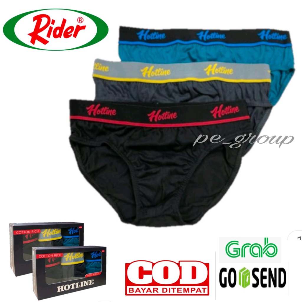 celana dalam pria rider hotline 933 isi 3 pcs