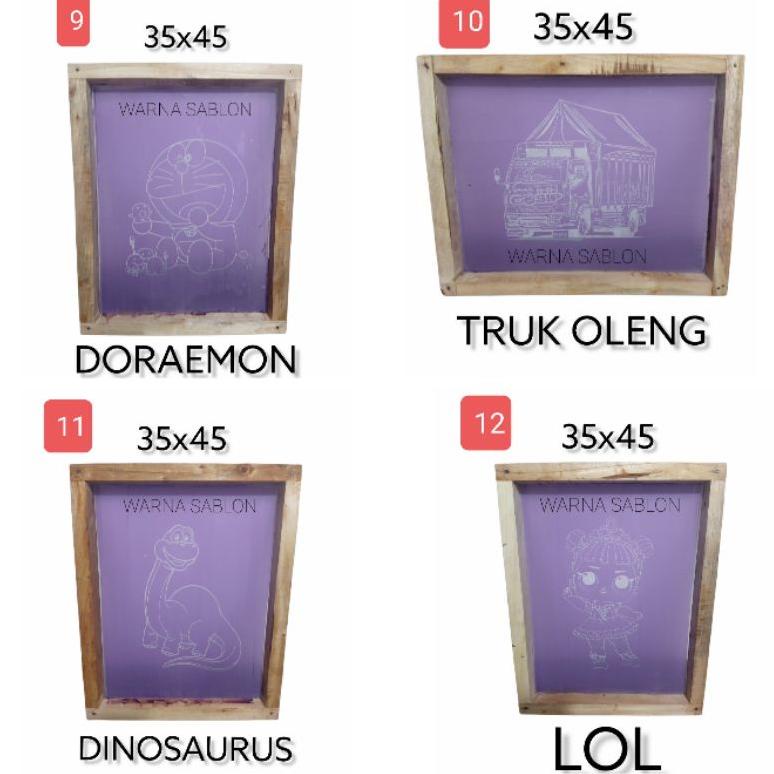

#sale Screen Cetakan sablon sterofoam siap pakai 35 x 45 52