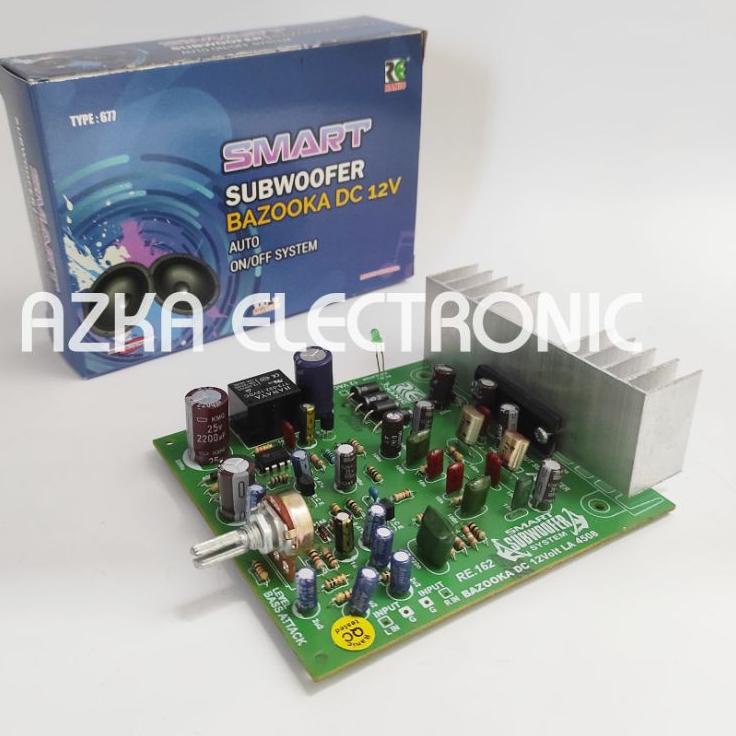 ♫ Kit Power Subwoofer Mobil Bazzoka 12V DC ▼