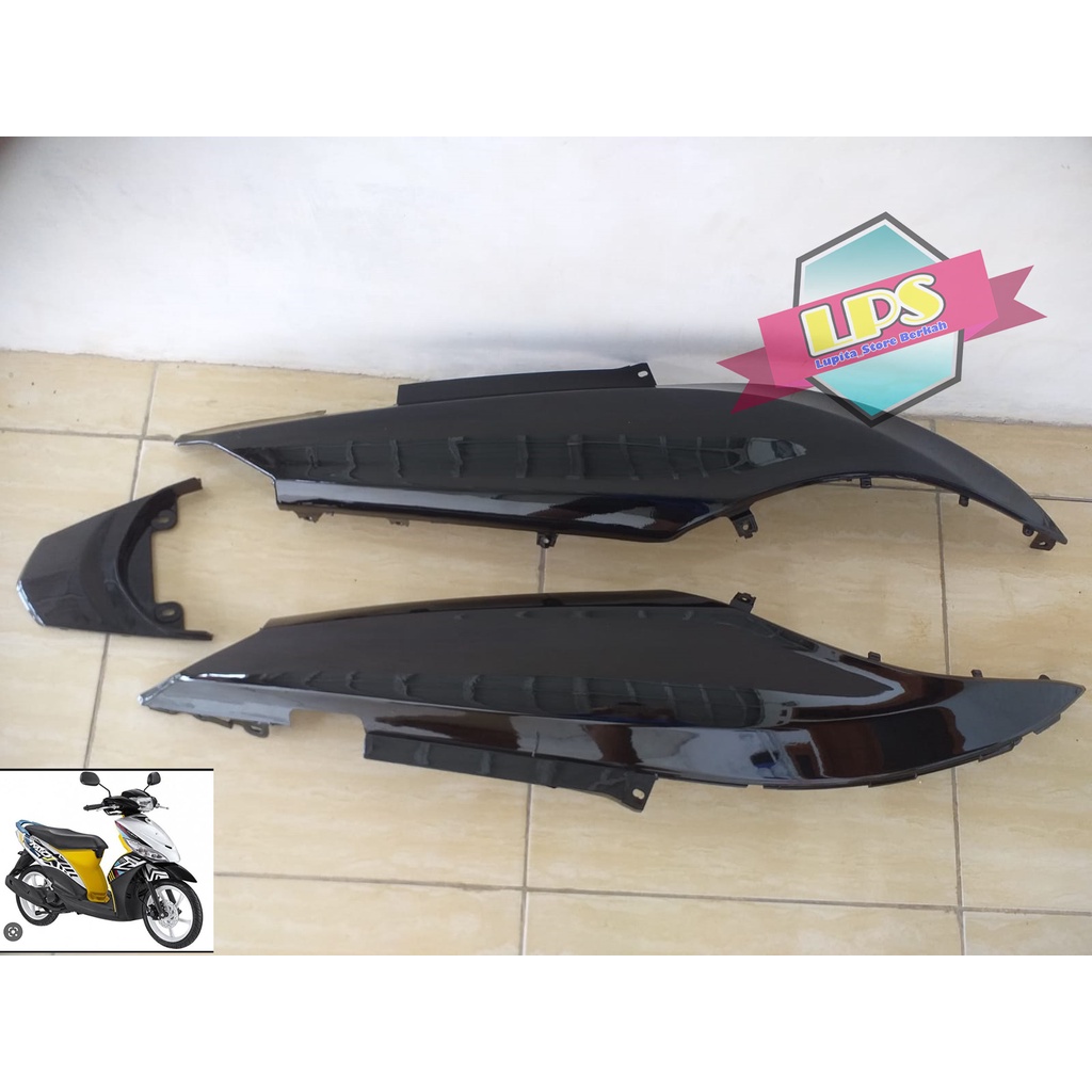 Body Samping Mio J Mio GT + Pet Stop Tutup  Body Belakang Warna Hitam Termurah