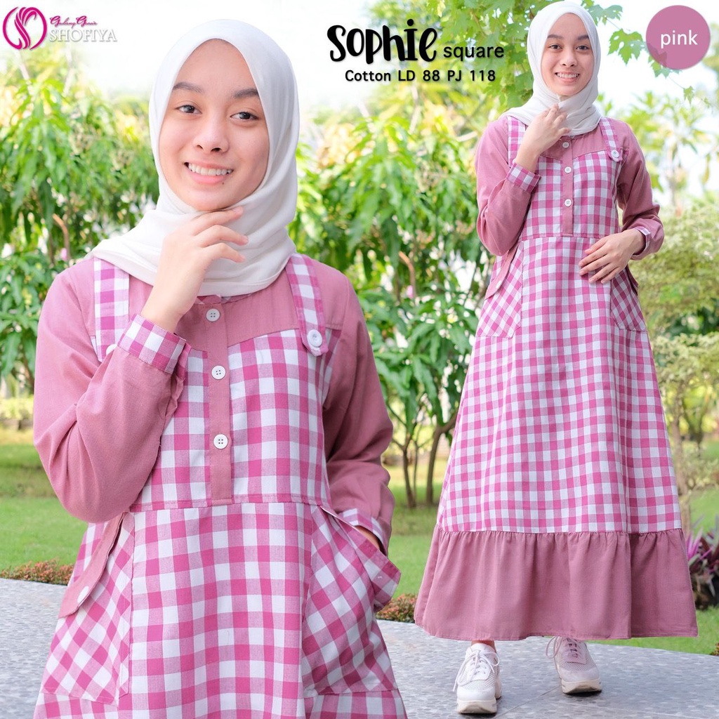 Sophie Teen Dress Anak Perempuan Syari by Shofiya Hijab BTC