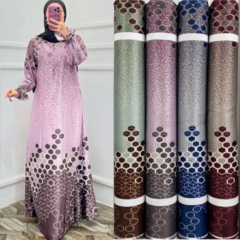 Kain Motif Dr Silk Eldina harga utk setengah meter