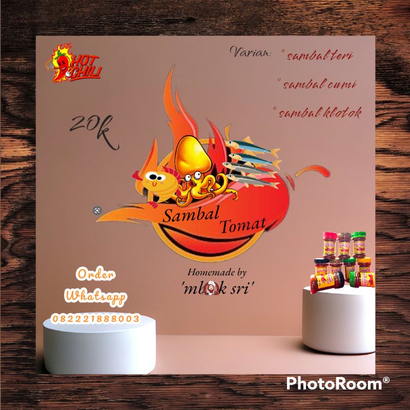 

sambal tomat homemade by mbok sri
