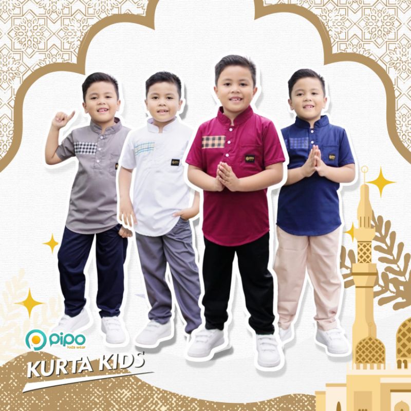 Setelan Kurta 6-14 tahun by PIPO kidswear