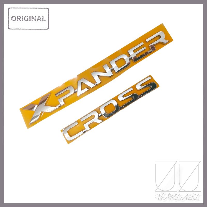 Emblem Mitsubishi Xpander Cross Original / Tulisan Logo Xpander Cross Bagasi Belakang