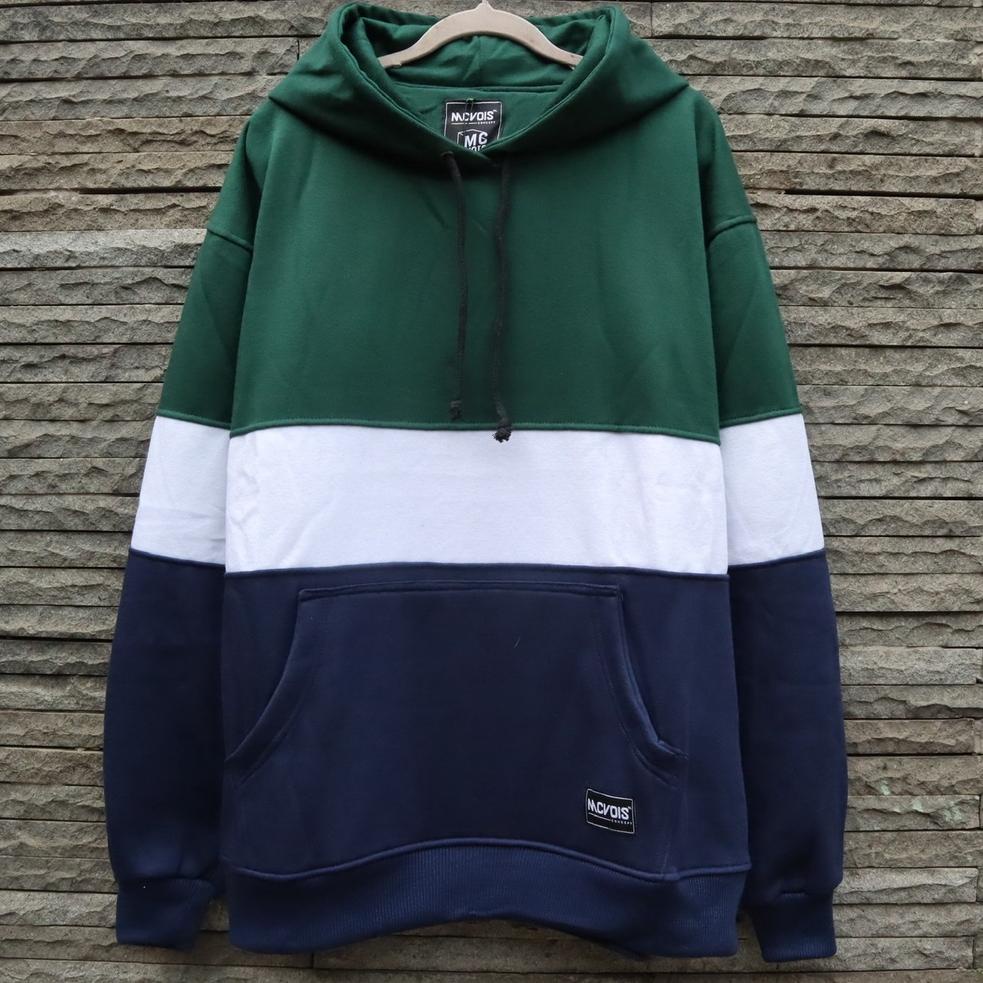 Harga Termurah Mcvois Sweater Hoodie Kombinasi 3D Pria Wanita Premium
