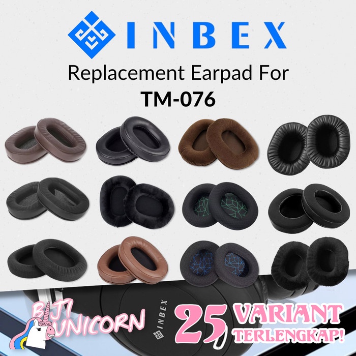 Earpad Earcup Ear Cushion Inbex TM-076 TM 076 TM076 Busa Foam Bantalan