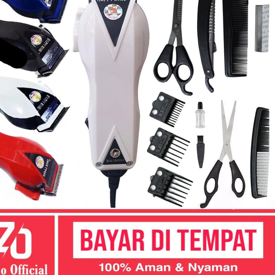◄ ZILLO Alat Cukur Rambut Listrik Mesin Potong Pencukur Rambut Set Dan Gunting Sasak 3in1 Paket Cuku