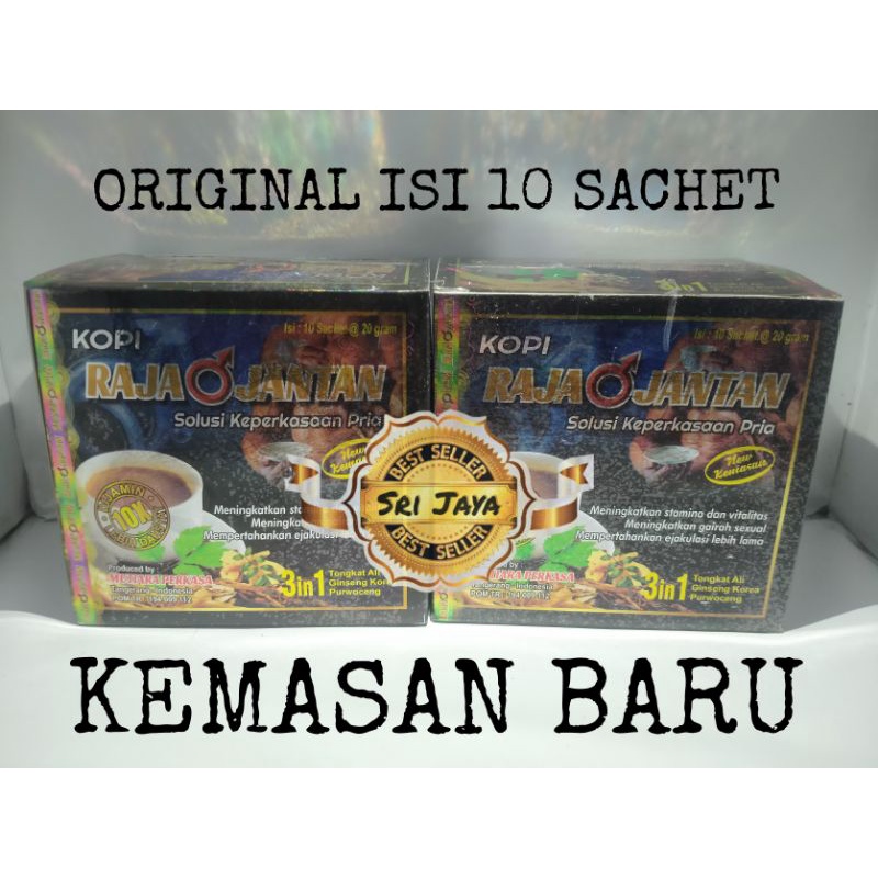 Kopi herbal suplemen Raja Jantan 3in1 original
