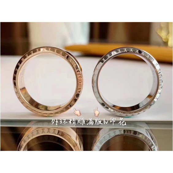 Cincin Lebar Bahan Titanium Steel | Cincin Bahan Stainless Steel |  Cincin Anti Alergi Untuk Wanita | Cincin All Match Unik