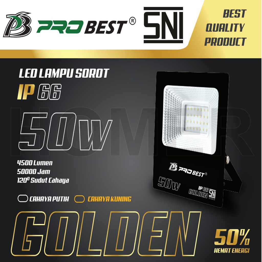 lampu led sorot / tembak / floodlight / outdoor / lapangan COB SMD super terang jarak jauh 50w 50 w 50 watt 50watt valescom valpro emico probest hamatsu hattasu joson ip65 ip66 ip67