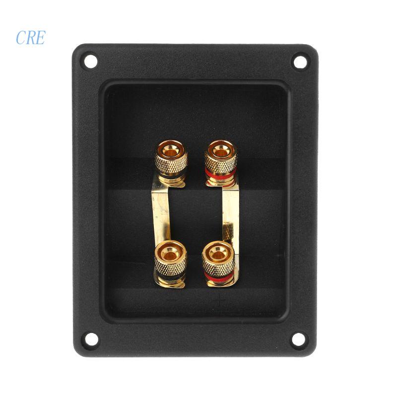 Cre Screw Terminal Round Cup Connector Untuk Output Input Subwoofer Dual Voice Coil