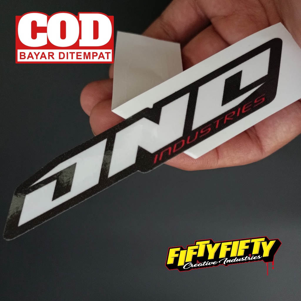 Stiker Print Cut ONE INDUSTRIES Stiker Printing Laminasi Glossy Stiker Motor Mobil Helm Sudah Membentuk Pola Desain