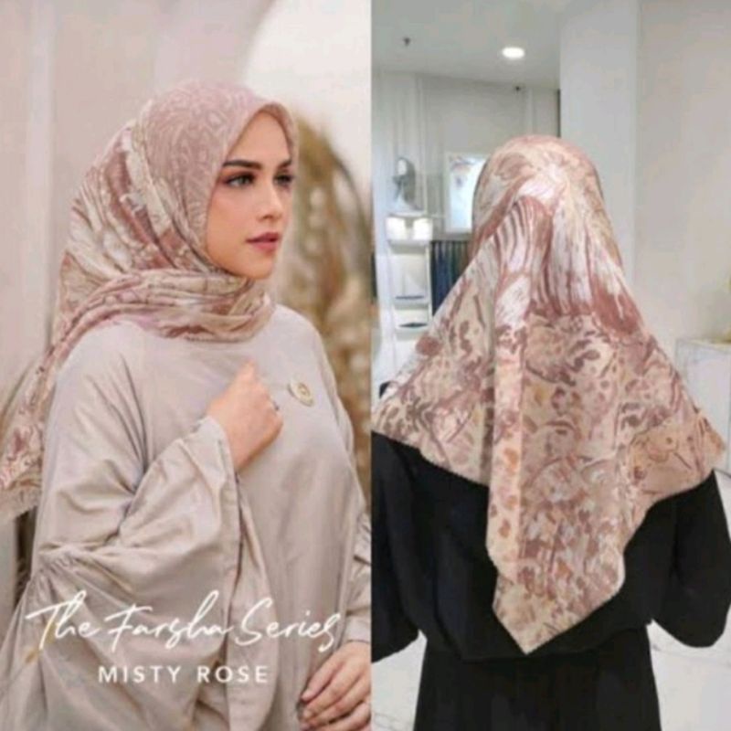 SALE - NEW Farsha Misty Rose Buttonscarves