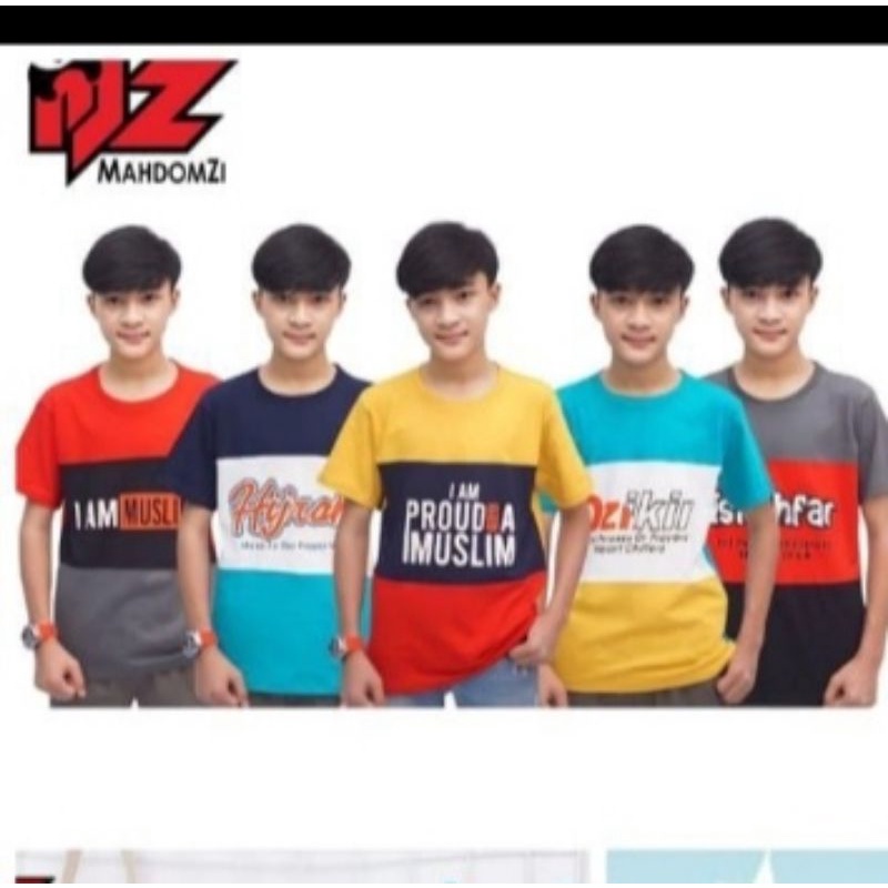 KAOS MUSLIM FAITH 3 LAYER BY MAHDOMZI KAOS MUSLIM ANAK LAKI-LAKI KAOS ANAK KAOS REMAJA