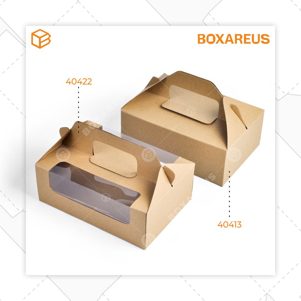 Dus Kue, Box Kue, Cake Box, Cupcake Box, Kemasan | 40422 Brown TANPA INSERT (10pc)