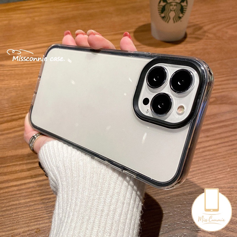 Casing Macaron Bening Untuk Samsung A04s A13 A03 A20s A52 A72 A70 A21s A50s A11 A03s A12 A32 A73 A20s A23 A71 A22 A53 A31 A02s A52s A33 A50 A30s 3-in-1 Bumper Tahan Guncangan Lembut Tpu Cover