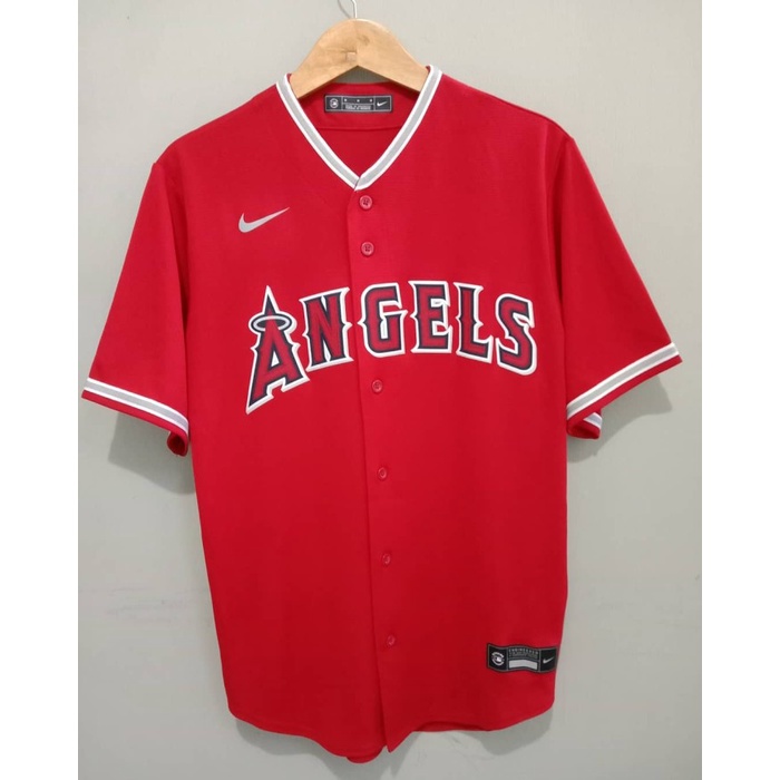 Bisa COD jersey baseball angels los angeles mlb nike Original Asli