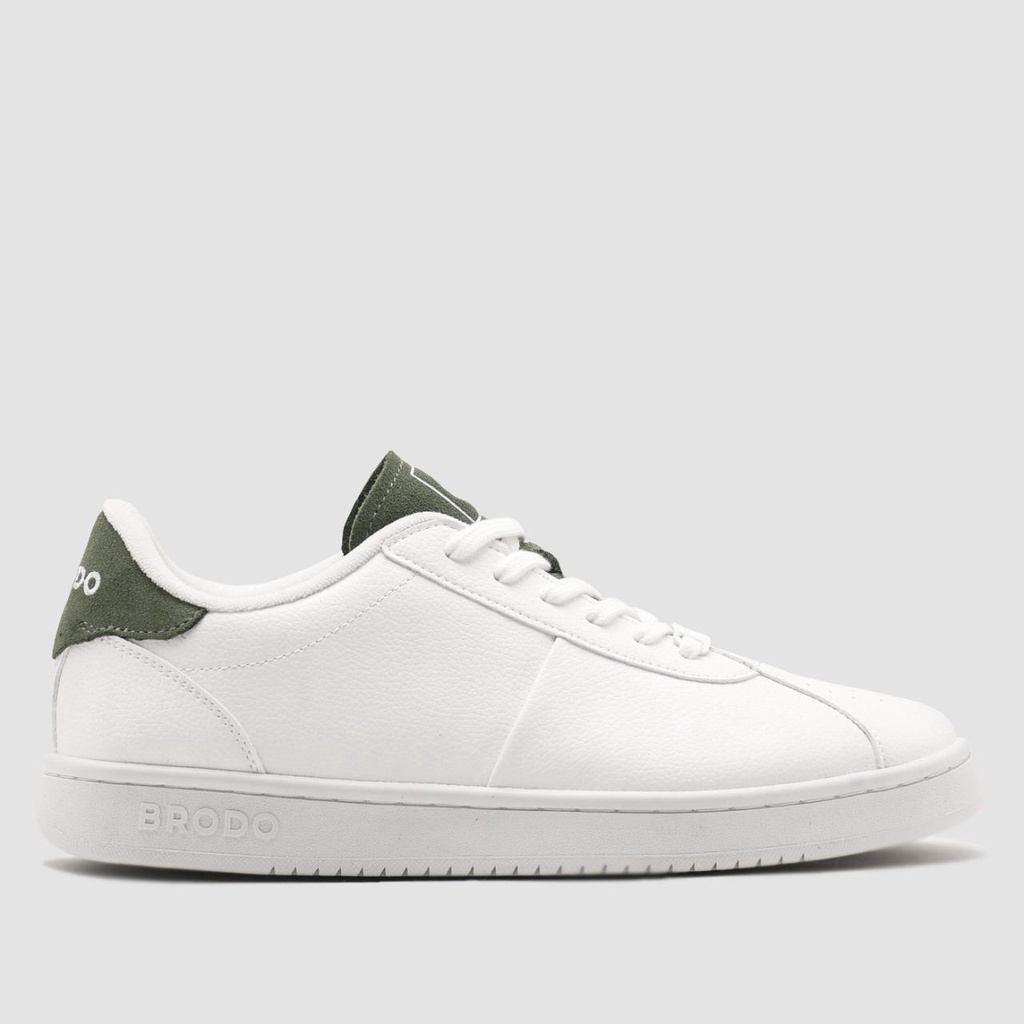 BRODO - Sneakers Corte Sleek White Pale Olive