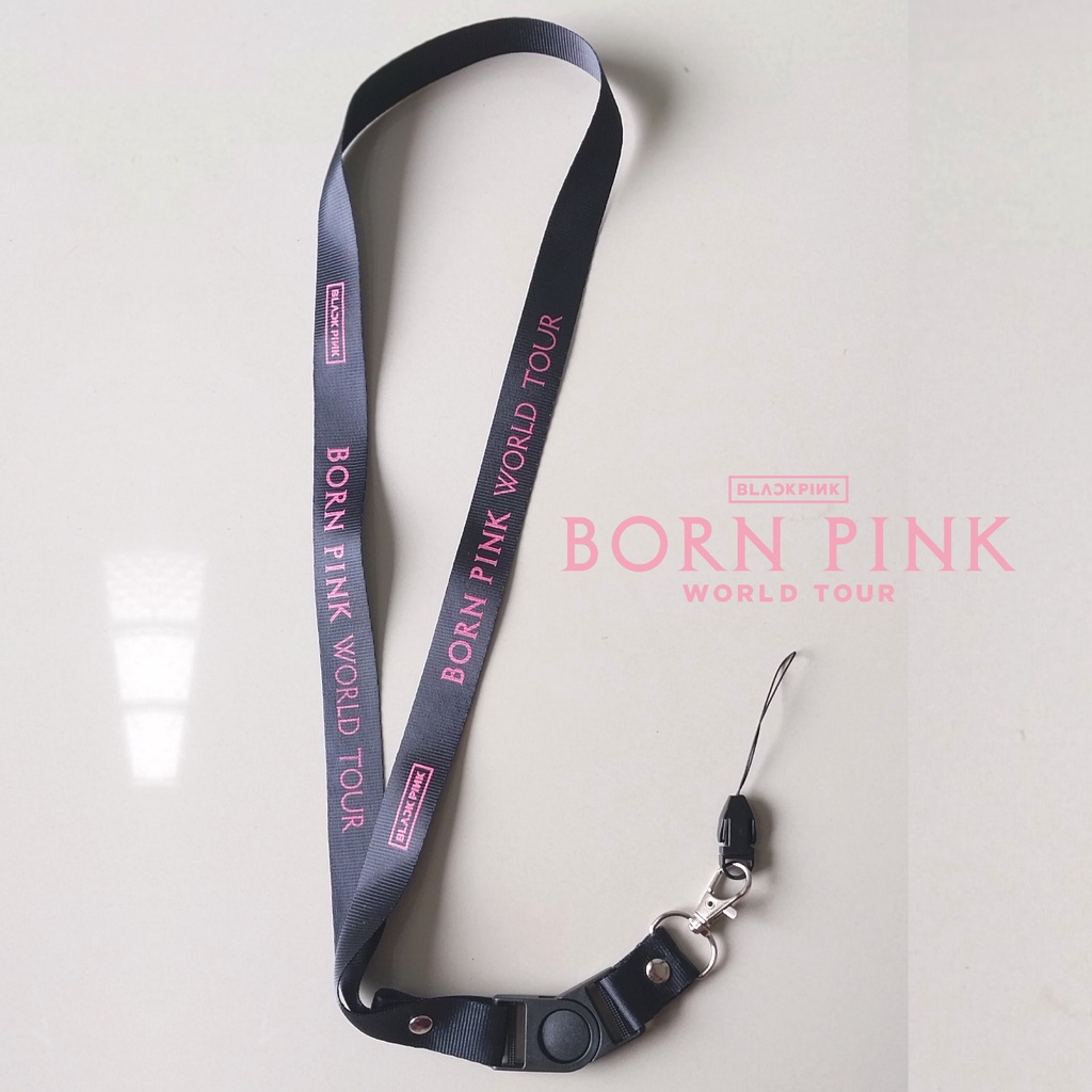 LANYARD BLACKPINK BORN PINK WORLD TOUR GANTUNGAN ID CARD STRAP HP