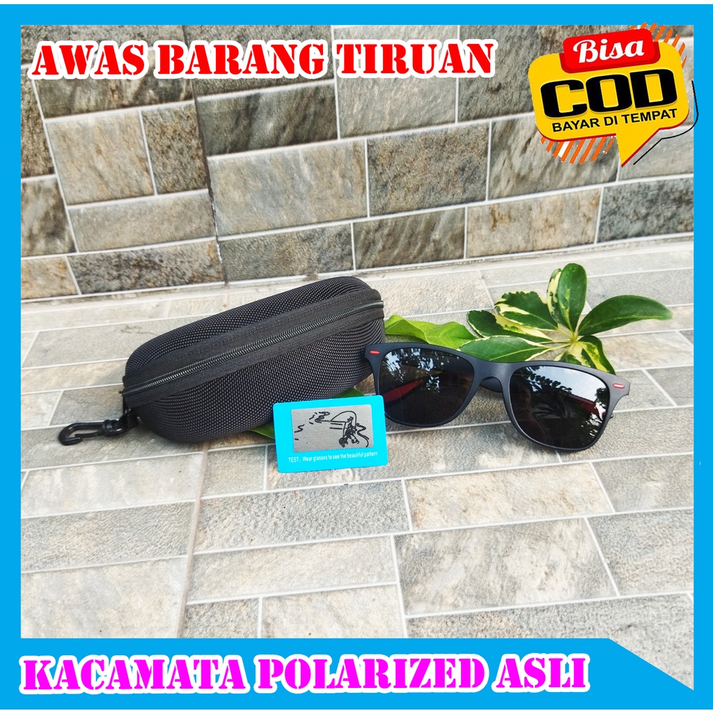 Kacamata Polarized Hitam Untuk Melihat Ikan di Air / KACAMATA MANCING