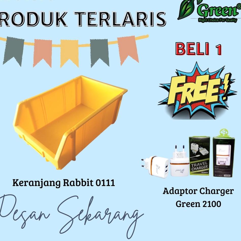 ☏ Kotak Aksesoris / Jolly Box / Spare Part Case 0111 Jolly Box Rabbit uk. besar ☑