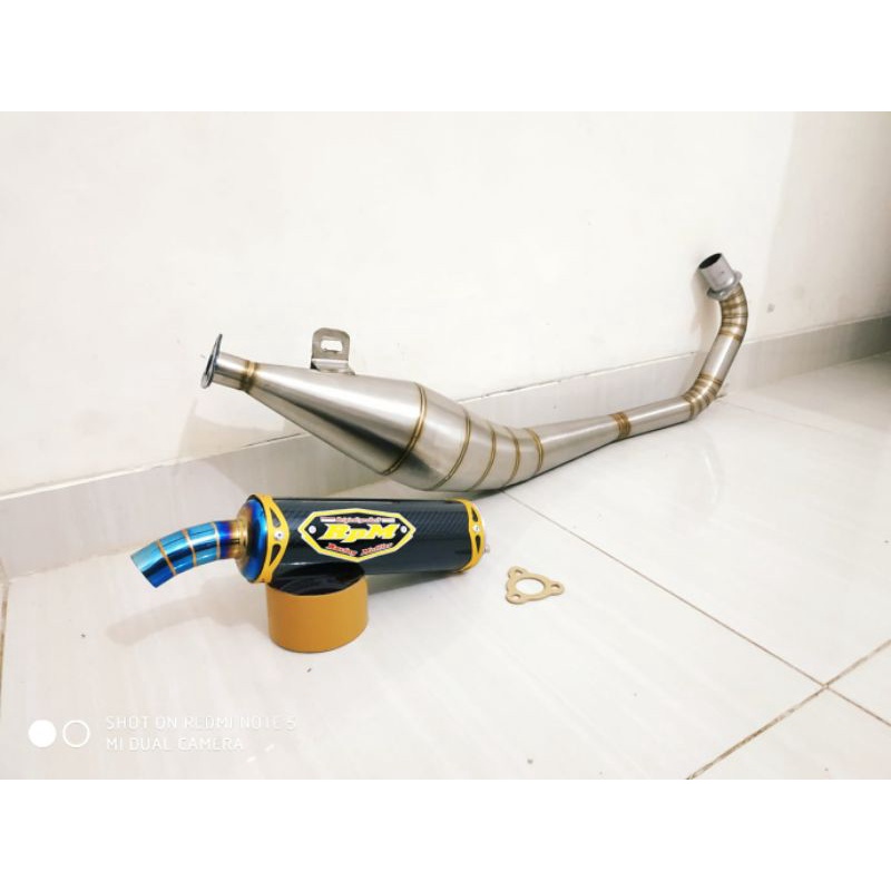 Knalpot Original RPM Carbon Satria Hiu - Satria lumba