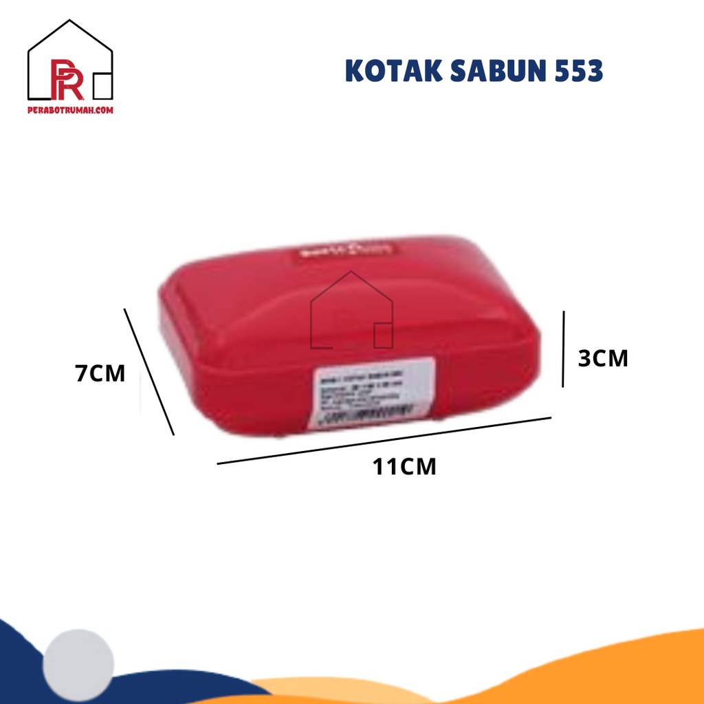 Tempat Sabun Batang / Kotak Sabun / Alat Kamar Mandi