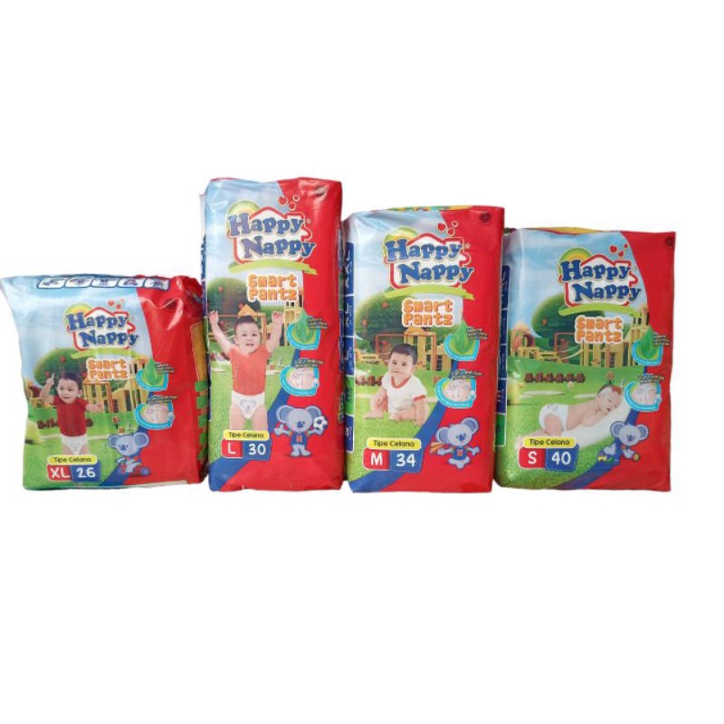 Happy Nappy Smart Pants S40/M34/L30/XL26