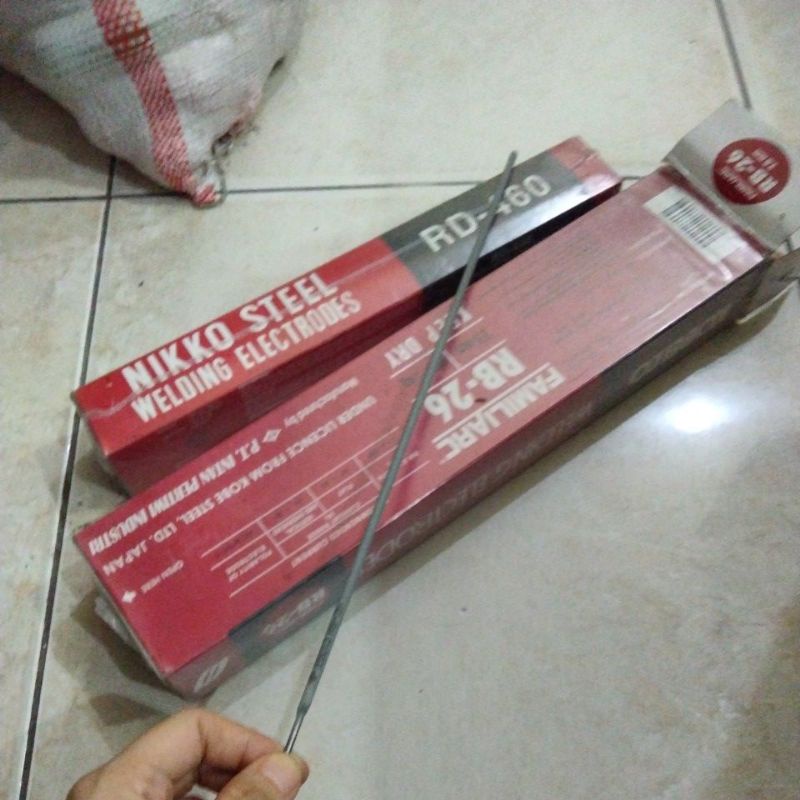 Kawat las ecer. pakan las ecer per 10 pc 2.0 mm. 2.6 mm. 3.2 mm