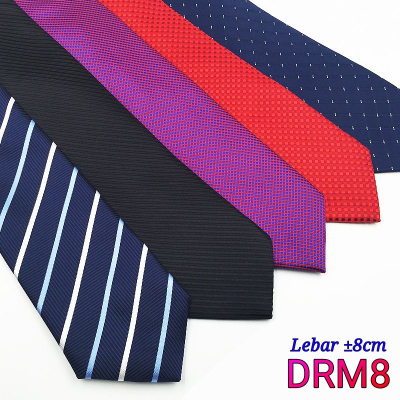 Dasi Instant Siap Pakai Dasi Formal Dasi Kantor Dasi Resleting DRM8B Part 1