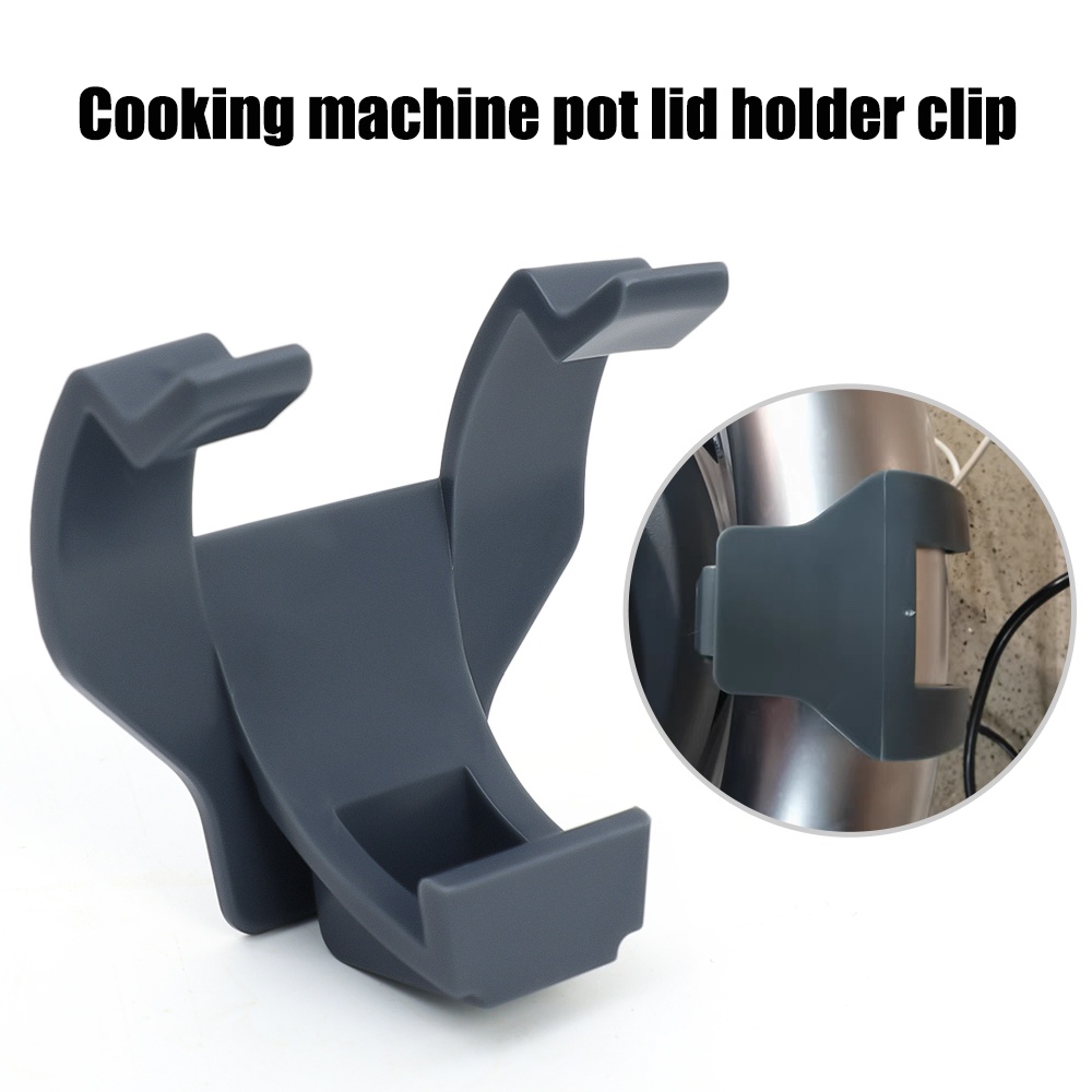 Simple Grey Lid Clip Holder Mesin Masak Multifungsi TM6 TM5 TM31 Handle Holder Rumah Dapur Tutup Klip Tempel