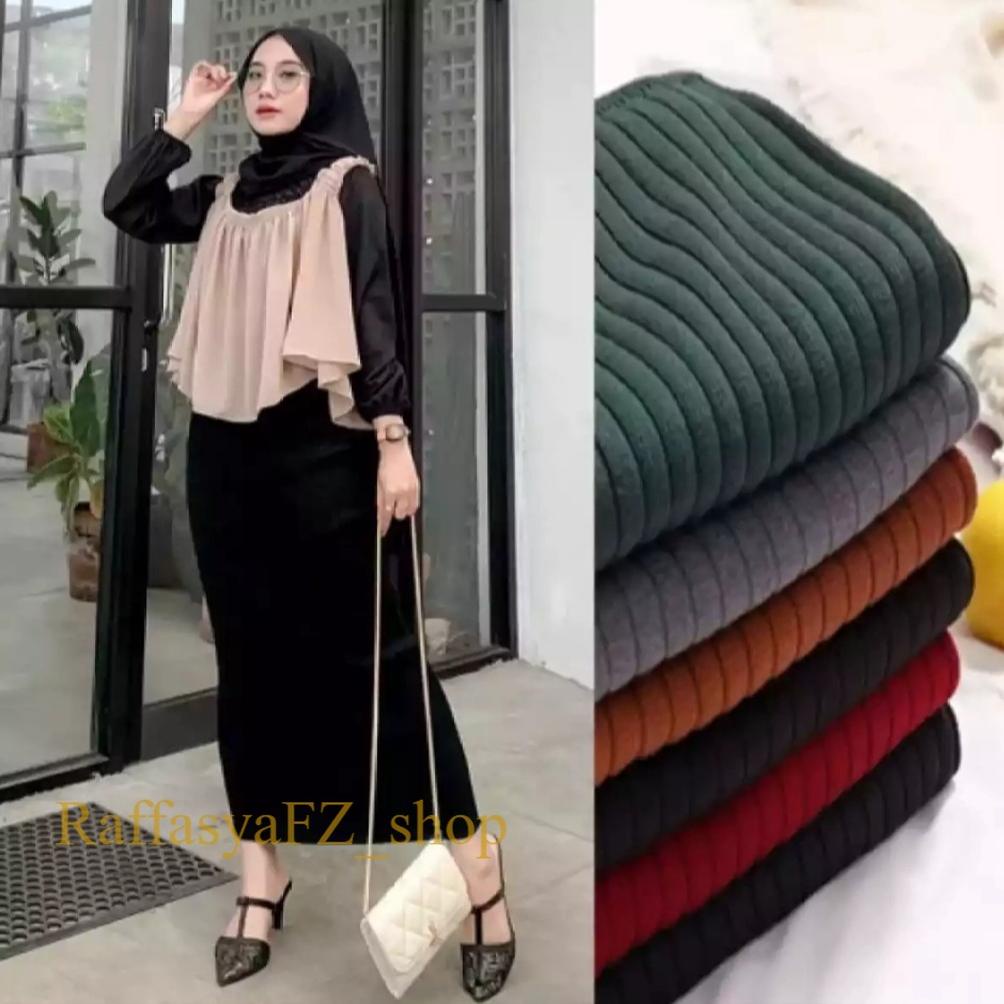 TERMURAH Rok span rajut panjang / rok rajut jumbo import / rok rajut panjang jumbo terlaris /ROK IMP