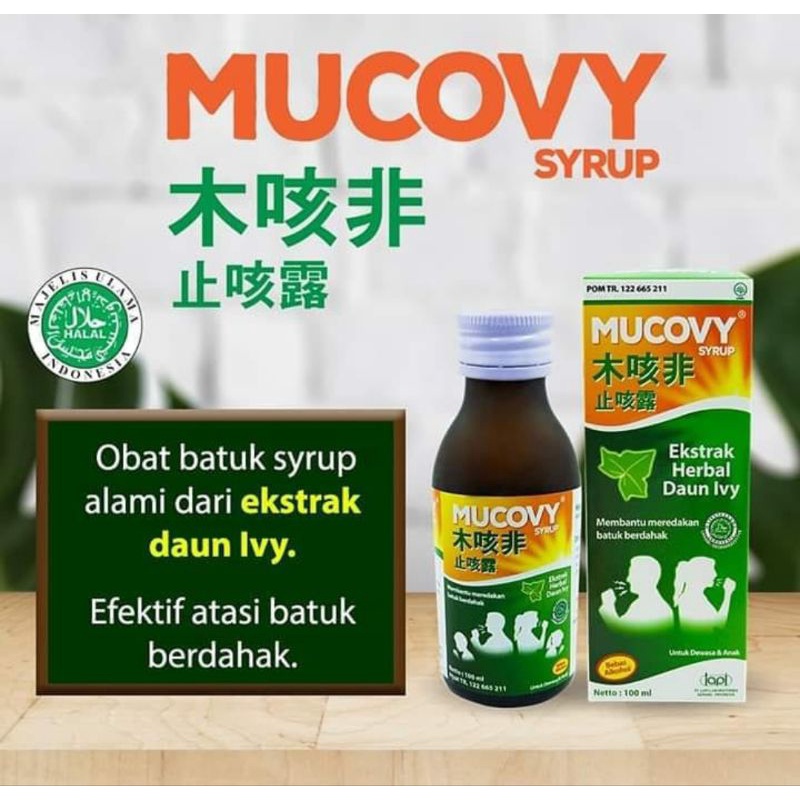 MUVOVY sirup Obat Batuk Berdahak Batuk Membandel aman Bumil Busui