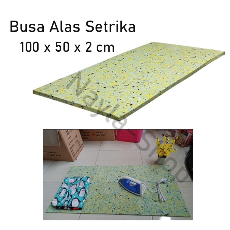 Busa Rebonded Rebonit 60 - Alas Gosok Pakaian Setrika Uap - Tatakan Setrika Uap 100x50x2cm